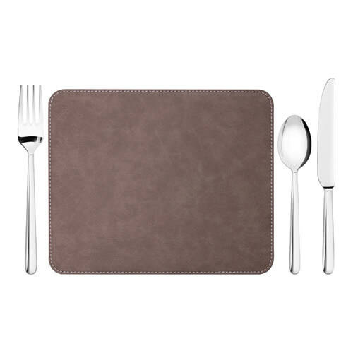 Pad in pelle 23 x 19 cm per sublimazione - grigio