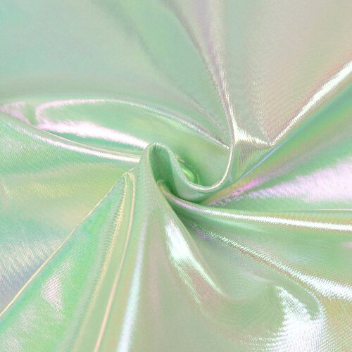 Federa 40 x 40 cm per sublimazione - effetto olografico - verde chiaro