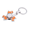 Portachiavi in metallo - spinner per sublimazione - Dog - arancione