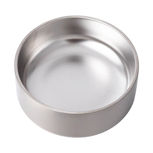 Ciotola per cani in acciaio inossidabile 1250 ml per sublimazione - argento