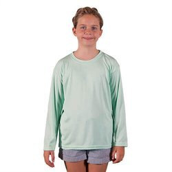 Maglietta per giovani Solar a mianiche lunghe per Sublimazione – Seagrass