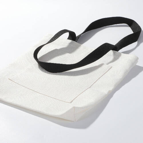 Borsa shopping 38 x 59 cm con manici neri per sublimazione