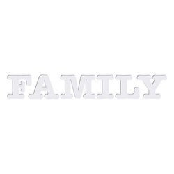 Lettere decorative da MDF per sublimazione 18 cm FAMILY