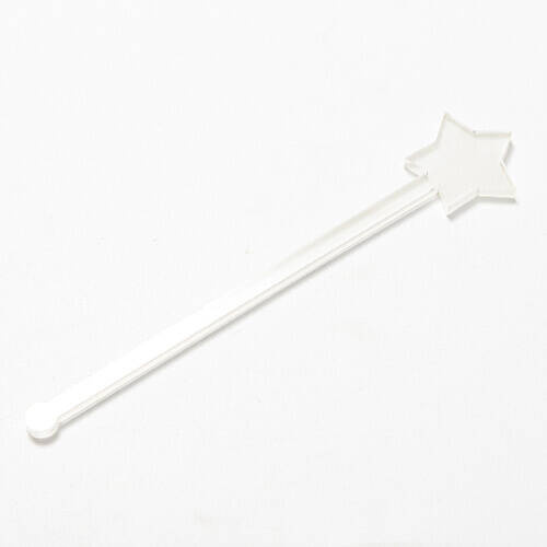 Agitatore per bevande in acrilico 15 cm per sublimazione - stella