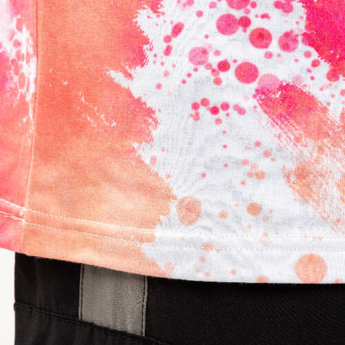 T-shirt Cotton-Like Bleached Leopard Dreamy Pink per sublimazione