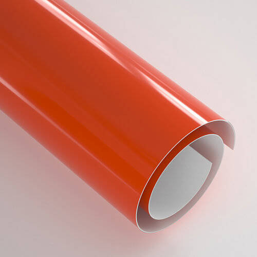 Pellicola autoadesiva 30,5 x 30,5 cm - 20 fogli - Glossy Orange