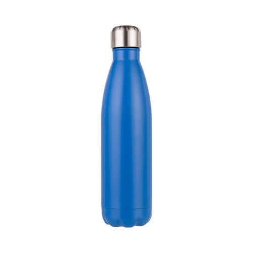 Borraccia bevande 500 ml - blu opaco - Stampa sublimatica a trasferimento termico
