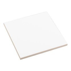Piastrella in ceramica bianca opaca 15 x 15 cm / sottobicchiere per tazza Trasferimento termico a sublimazione