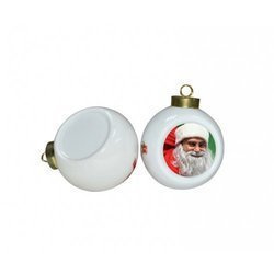 Pallina di albero di Natale rotonda Trasferimento termico sublimazione