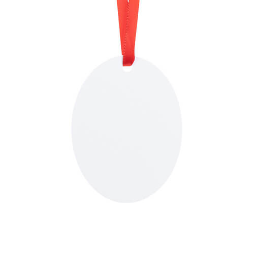 Ciondolo in plastica per sublimazione - ovale