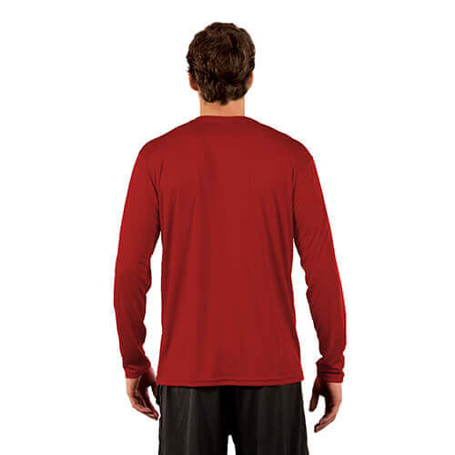 Maglietta Solar a maniche lunghe – Mars Red