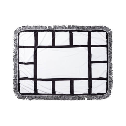 Coperta in peluche 101 x 76 cm con pannelli fotografici per sublimazione - 15 pannelli