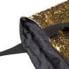 Borsa con pailletes dorate 35 x 38 cm per la sublimazione
