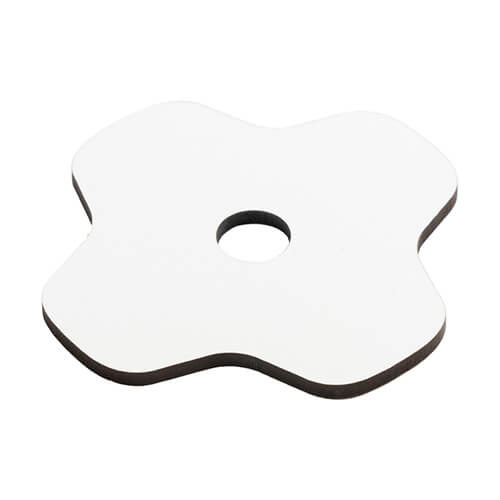 Targhetta con nome in fibra di legno per tazza da 1200 ml per sublimazione - trifoglio