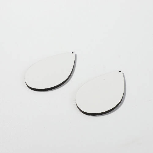 Orecchini in MDF per sublimazione - grande goccia