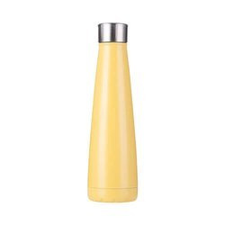 Borraccia piramide per bevande 420 ml - gialla - Stampa sublimatica a trasferimento termico