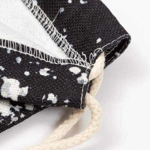 Borsa posteriore Bleached Starry Black per sublimazione