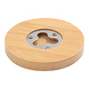 Apribottiglie rotondo in bambù ∅ 8 cm per sublimazione