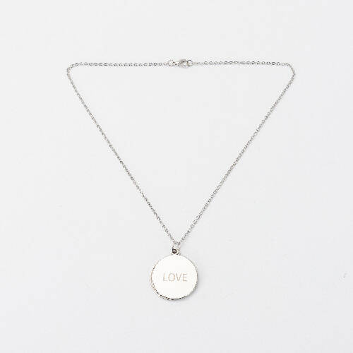 Medaglione rotondo per sublimazione - Love