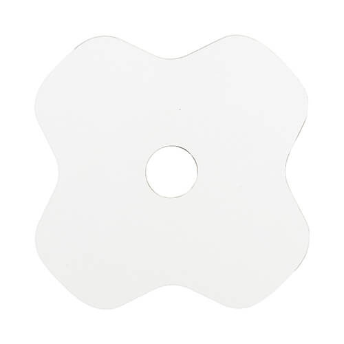 Targhetta con nome in fibra di legno per tazza da 1200 ml per sublimazione - trifoglio