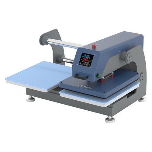 OtterPro pressa piana pneumatica a due stazioni - blu scuro
