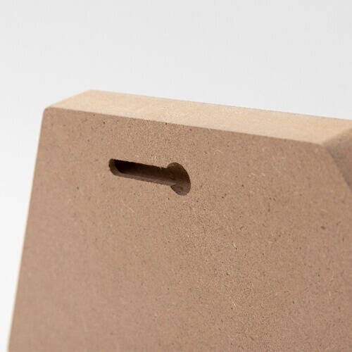 Portafoto esagonale in MDF per sublimazione - 17,8 x 20,3 cm