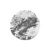 Patch paillettes bicolore da sublimare - cerchio argento Ø 10 cm