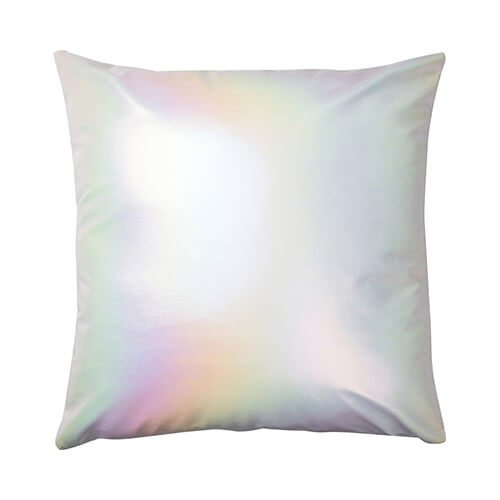 Federa 40 x 40 cm per sublimazione - effetto olografico - bianca