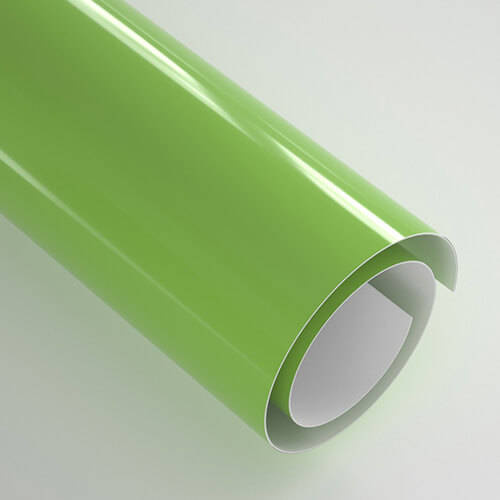 Pellicola autoadesiva 30,5 x 30,5 cm - 20 fogli - Glossy Yellow Green