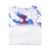 T-shirt Cotton-Like Bleached Leopard Blue Pink per sublimazione