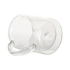 Mug in vetro da 330 ml con doppia parete per sublimazione