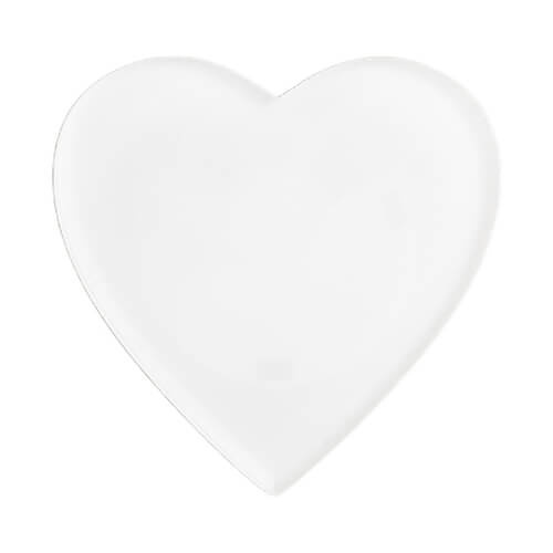 Distintivo in acrilico con retroilluminazione a LED colorati per la sublimazione - cuore