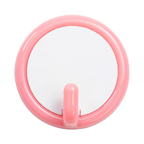 Un piccolo gancio di plastica per la sublimazione - cerchio rosa