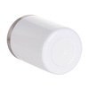 Una tazza senza manico da 300 ml in acciaio inossidabile con coperchio per sublimazione - bianco