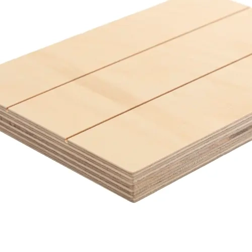 Cornice portafoto rettangolare in compensato, rigato, 17,8 x 12,7 cm