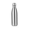 Flacone in acciaio inox da 500 ml con termometro a sublimazione - argento