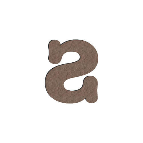 Lettera decorativa da MDF per sublimazione 10 cm S