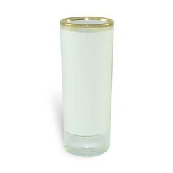 Bicchiere 90 ml con bordo dorato Sublimazione Termostampa