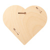 Cornice per foto - cuore in compensato per sublimazione - 15,2 x 15,2 cm