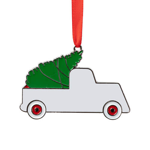 Ciondolo albero di Natale in metallo per sublimazione - Riprendersi