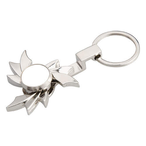 Portachiavi in metallo - spinner per sublimazione - Hot Wheel