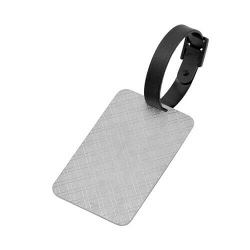 Etichetta per bagaglio 5 x 8 cm in metallo Sublimazione Trasferimento termico