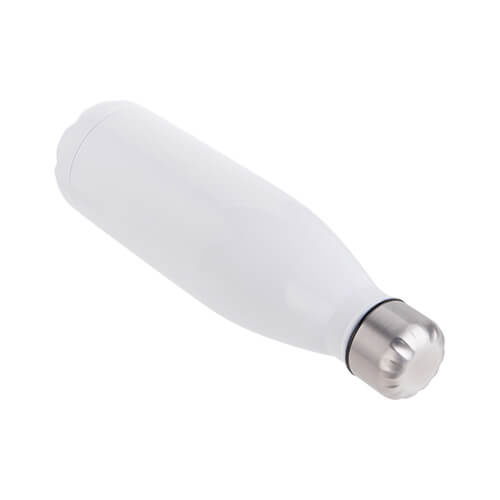 Bottiglia per bevande in acciaio inossidabile da 750 ml per sublimazione - bianca