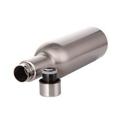 Bottiglia di vino in metallo 750 ml per sublimazione - argento