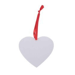 Pendente cuore di feltro - Stampa sublimatica a trasferimento termico