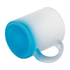 Tazza in vetro smerigliato 330 ml per sublimazione - blu sfumato