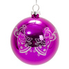 Guaina per albero di Natale Ø 8 cm per sublimazione - viola - angeli d'argento