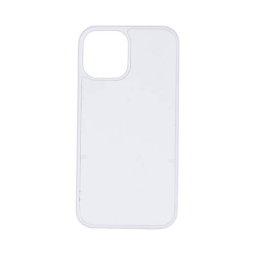 Custodia a sublimazione in gomma bianco per iPhone 12 Pro