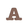 Lettera decorativa da MDF per sublimazione 10 cm A