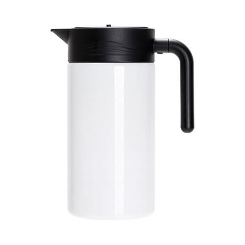 Caraffa termica in acciaio inox da 1500 ml per sublimazione - bianco